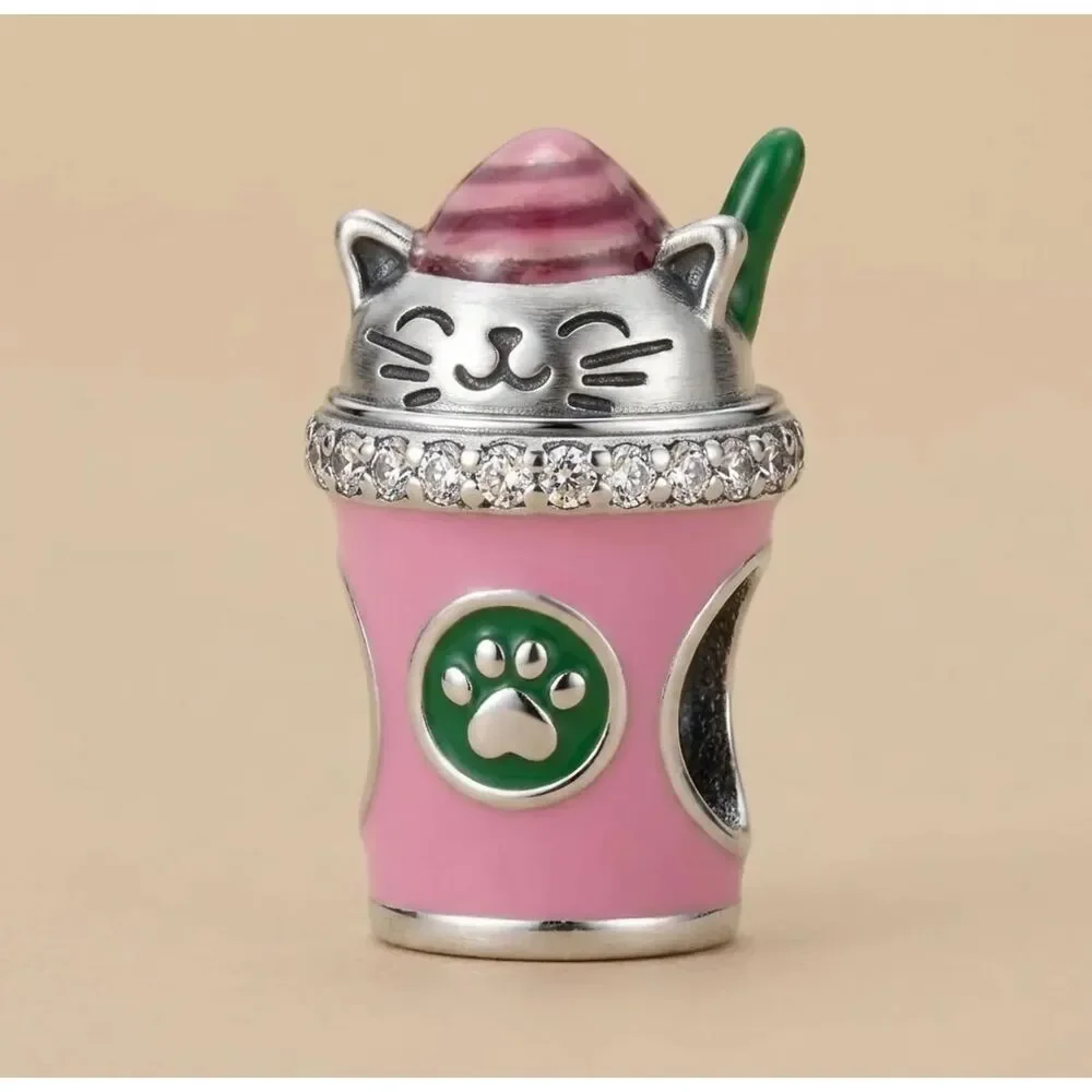 925 Sterling Silver love coffee